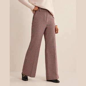 NWT Boden Tweed Plaid Wool Dress Work Pants Academia 10R